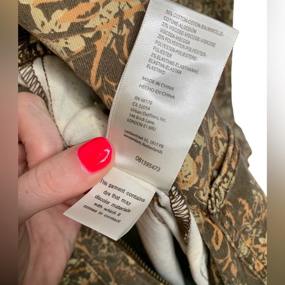 NWT Free People Lennox Printed Jumpsuit Cappuccino Combo Size Small - Picture 9 of 13